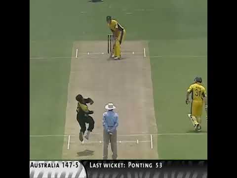Shoaib Akhtar Fastest Bouncer Vs Andrew Symonds   150 KPH