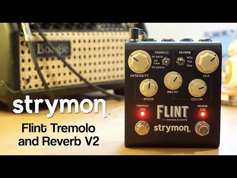 Strymon // Flint Tremolo & Reverb V2 (Stereo Demo)