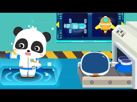 Little Panda's Space Adventure | Experience Space Life & Become a Handsome Astronaut | Babybus Games