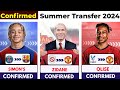 🚨 ALL CONFIRMED TRANSFER SUMMER 2024, ⏳️ Simon's to Barcelona 🤯, Zidane to United 🔥, Olise to Uni ✅️