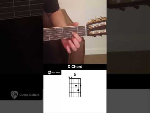 How To Play The D Chord On Guitar - Guvna Guitars