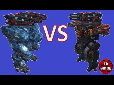 War Robots - Fury (Dragoons) VS Natasha (Dragoons, Marquess)