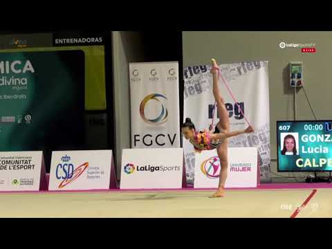Lucía Gonzalez, cuerda. Campeonato de España 2020