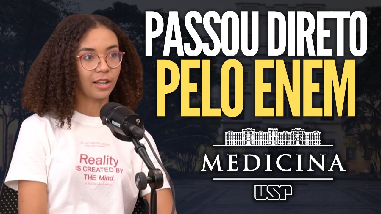 #54 Ela passou na MEDICINA USP pelo ENEM direto do ensino médio em Alagoas | Livia Caroline