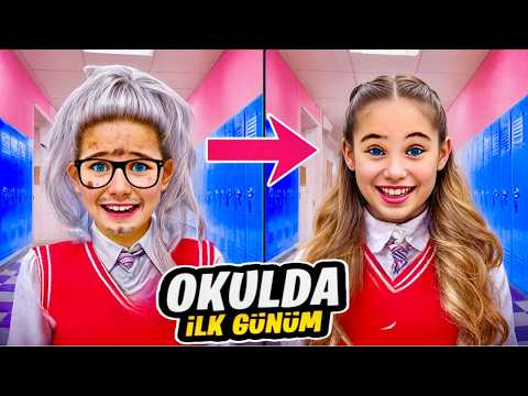 ELIF SINEM MY FIRST DAY AT MY NEW SCHOOL!! WHAT'S GOING ON IN THIS SCHOOL?! SCHOOL TOUR!!