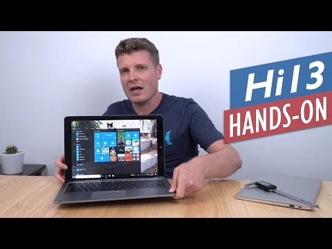 Chuwi Hi13 Unboxing - Windows 10 Tablet With Surface Book Screen