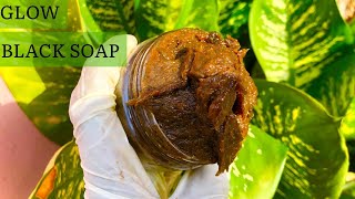 How to make african black soap for glowing skin | BEST ORGANIC BLACK SOAP EVER