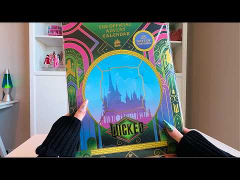 ASMR unboxing the 2025 Wicked Advent Calendar (soft spoken)