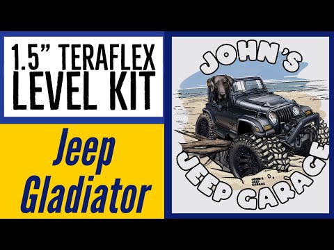 Gladiator JT 1.5\" Leveling Kit Easy Installation in Your Garage