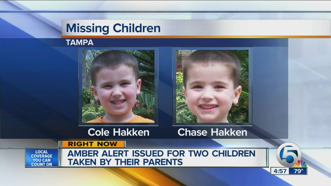 Amber Alert issued for two children