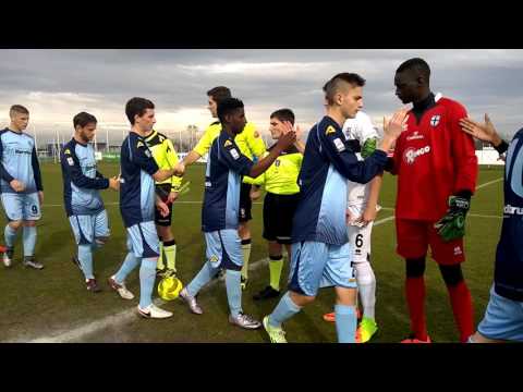 Berretti / Parma-Albinoleffe, ingresso squadre in campo