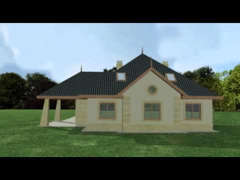 Szafran - projekt domu pracowni Horyzont