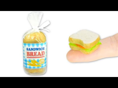 Miniature edible Sandwich Bread - Mini Sandwich DIY - Food - YolandaMeow♡
