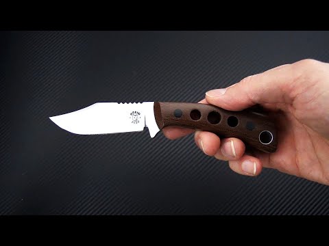 MINI Bowie Knife Fixed Blade Small Pocket Knife with Leather