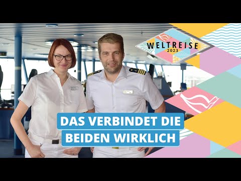 AIDAsol Weltreise 2023 | Kapitän Rothe und Hotel Director Rothe