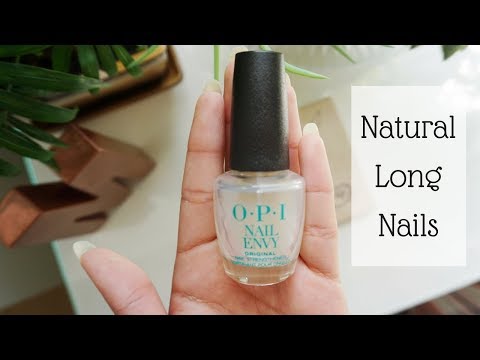 HOW I GREW OUT MY NAILS FAST | OPI NAIL ENVY REVIEW