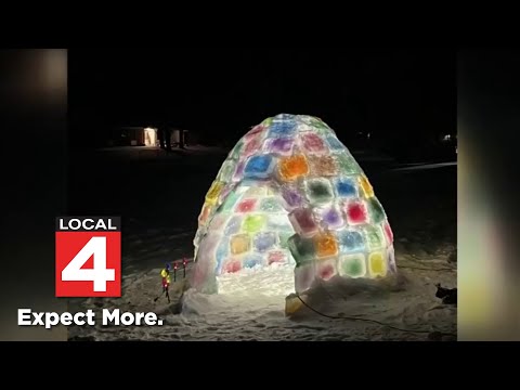 Southfield family's igloo sparks permit dispute over temporary canopy