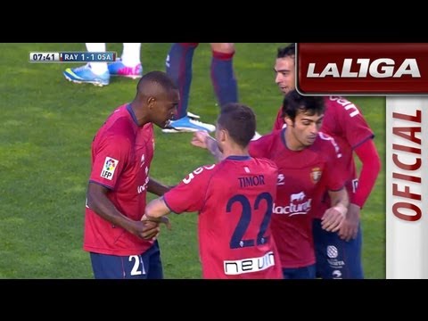 Gol de Raoul (1-1) en el Rayo Vallecano - Osasuna  - HD