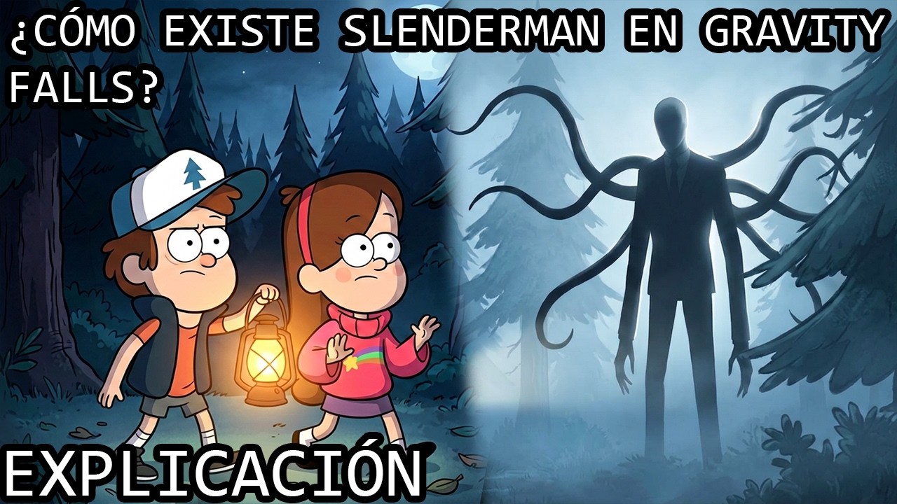 ¿Cómo Existe Slenderman en Gravity Falls?El Misterioso Lore de Slenderman en Gravity Falls Explicado