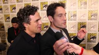 After the Panel: Mark Ruffalo & Paul Rudd Share Their Admiration of Lou Ferrigno at Comic-Con 2014 video