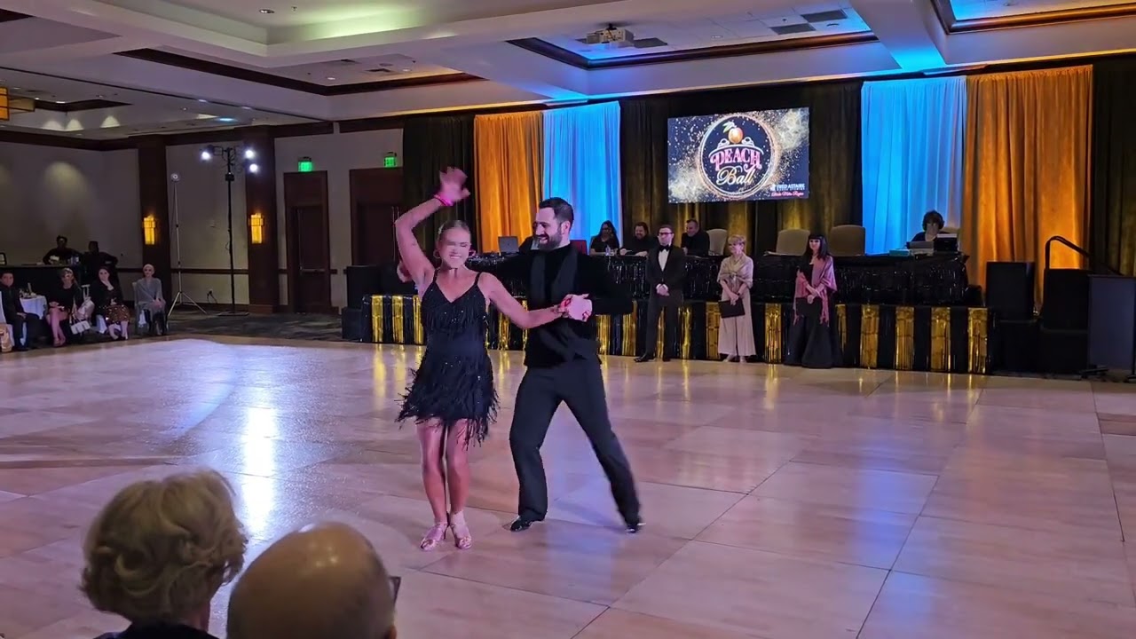 Paul & Alina - 1st Place in Open Professional American Rhythm at Peach Ball 2025
