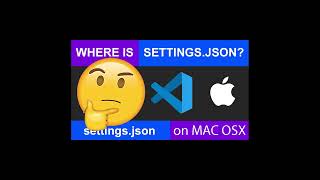 Where is settings.json | How To Open settings.json Mac | Visual Studio Code | settingsDefault.json