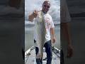 Client Gets A BIG Striper On Top Water Fishing Shorts