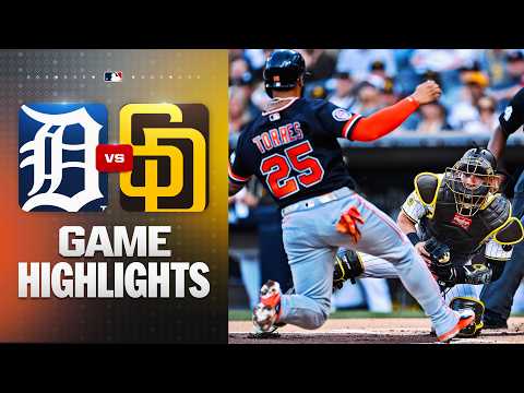 디트로이트 타이거스 vs. 샌디에이고 파드리스 경기 하이라이트 (2026년 3월 28일) | MLB 하이라이트