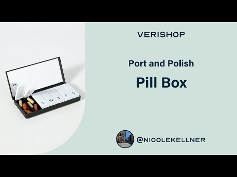 INVODA Portable Pill Box Storage Bag Soft Felt Zipper Pouch to Protect Medicine Cases from Breakage & Scattering Light Gray & Dark Gray video review thumbnail