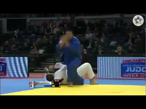 Judo Grand-Prix Düsseldorf 2013: Adam OKRUASHVILI (GEO) - Masaru MOMOSE (JPN) Final [+100kg]
