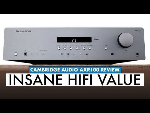 AMPLIFIER UNDER 500!! AXR100 Amplifier Review - Cambridge Audio AXR100