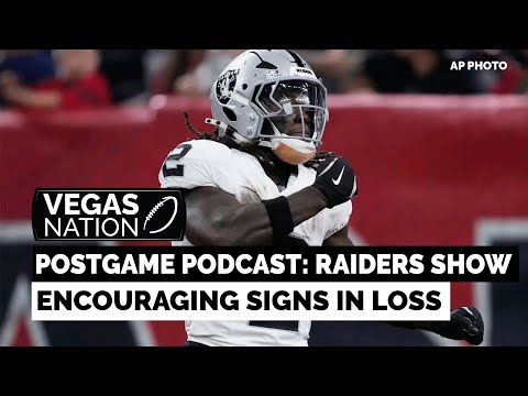 POSTGAME PODCAST Raiders show encouraging signs in loss to Texans