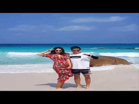 180123  Park Shin Hye at Anse Volbert Seychelles