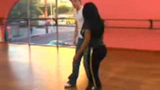 Lil&#39; Kim &amp; Derek Hough Practice the Cha Cha www.gaitherformula.com