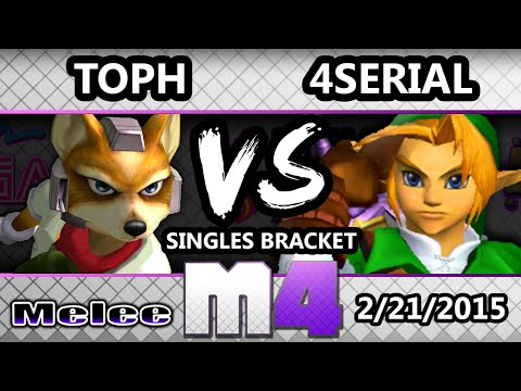 McSmashter 4 - MIOM | Toph (Fox) Vs. 4Serial (Link) SSBM Singles Bracket - Melee