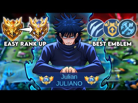 JULIAN EXP LANE IS BROKEN AGAIN! BEST BUILD & EMBLEM META 2025! - MLBB