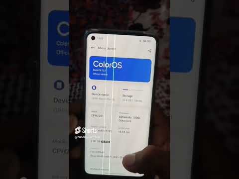 Oppo Reno 5 pro screen green line issue