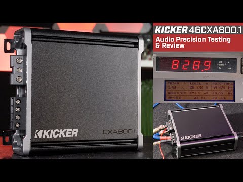 KICKER 46CXA800.1 Audio Precision Testing and Review