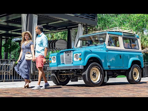 Fully RESTORED (1972) Land Rover Series 3 with GM LS3 6.2L V8 430 HP Engine | ECD Automotive Design