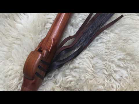 Native American Style 7 Hole Flute Key of Low C of Sapele and Walnut woods in 432Hz