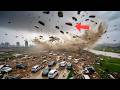 INSANE Windstorm in China Sends Cars FLYING Like Toys