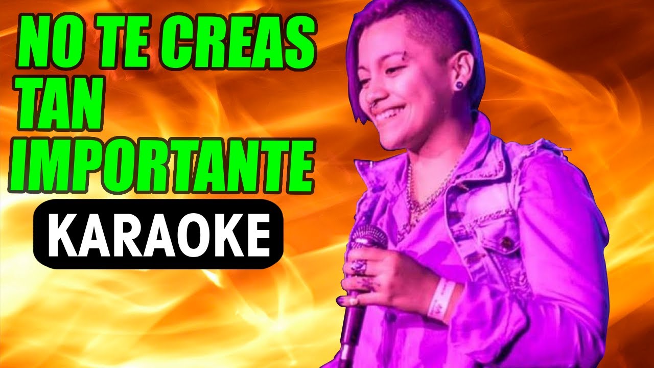 no te creas tan importante