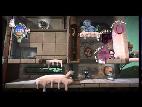 LittleBIGPlanet 2 (720p HD) Walkthrough Part 43 - Runaway Train - Co-op & Collected All