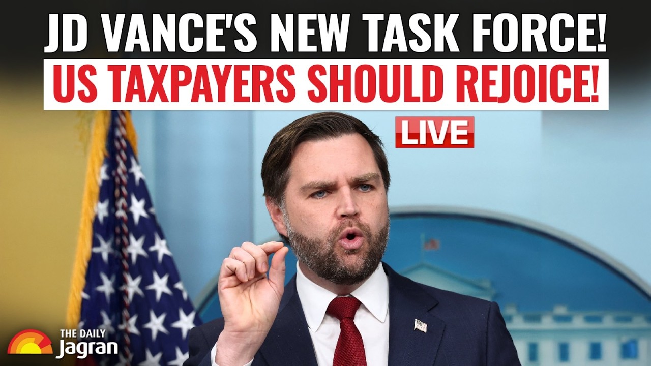 LIVE: Vice President JD Vance Holds White House Fraud Task Force Press Conference!