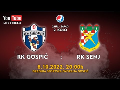 22-23 2. kolo RK Gospić - RK Senj (08.10.2022.)