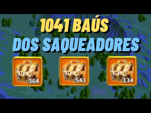 Rise of Kingdoms - Mais de 1000 Baús dos Saqueadores