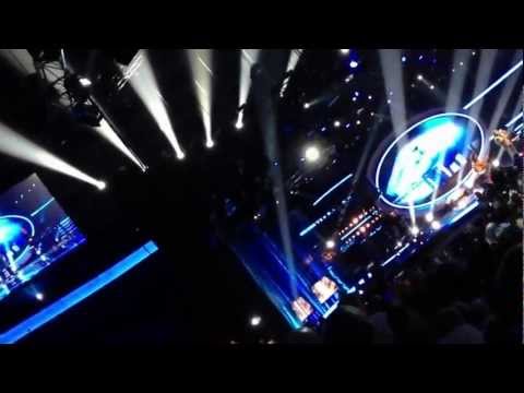 Chris medina live Idol Sweden Malmö 2012