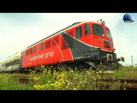LDE2100 60-0716-0 la Manevră cu Vagoane de Ciment/Shunting with Cement Wagons in Aleșd - 22 May 2021
