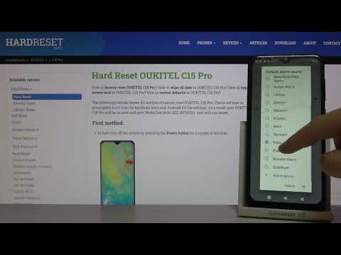OUKITEL C15 Pro Alarm Sounds