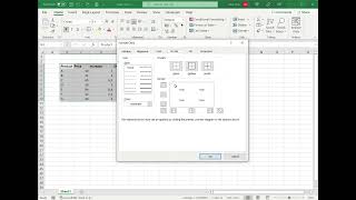 How to add outside borders in Excel